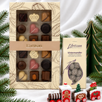 Chokoladegave - L’Artisan, 18 fyldte chokolader & vintermandler