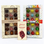 Marus & L’Artisan, 36 fyldte chokolader & hindbærmandler
