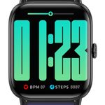 Obaku Smartwatch med sort urkasse og blå + sort rem – 1,83" skærm