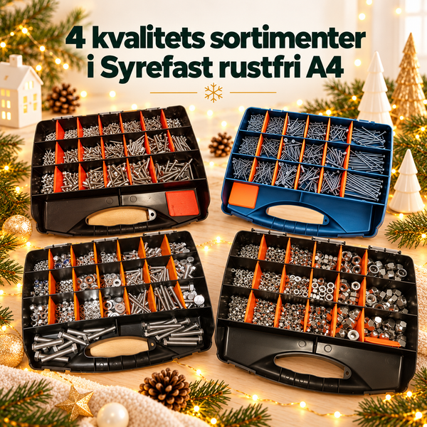 Rustfri A4 sortimenter