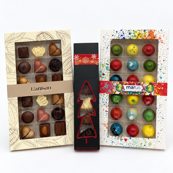 Marus & L’Artisan, 42 fyldte chokolader