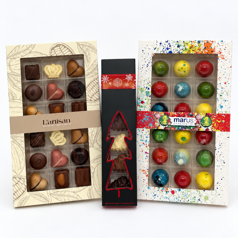 Marus & L’Artisan, 42 fyldte chokolader