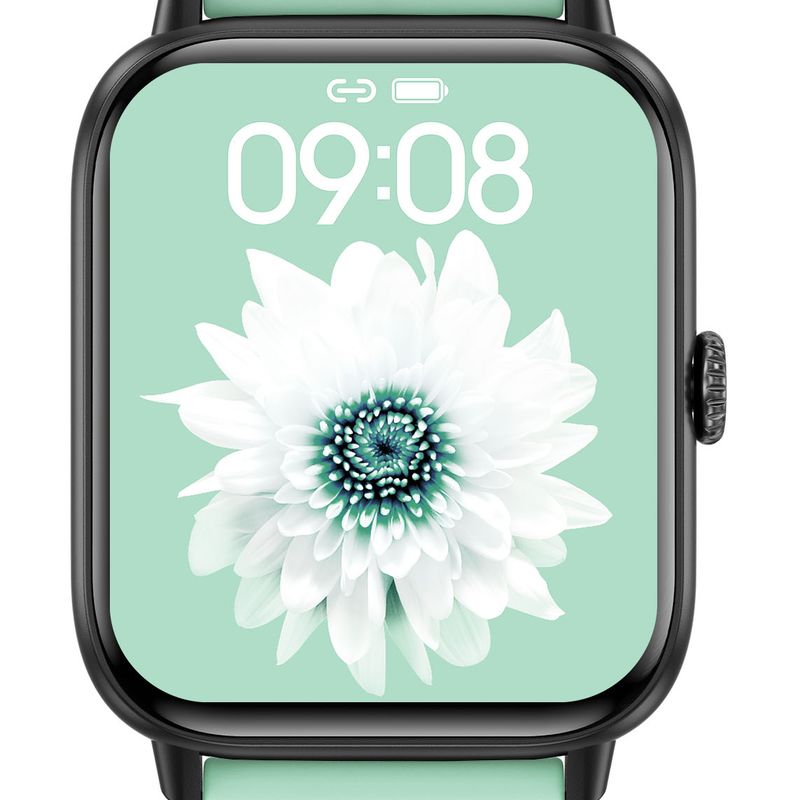 Obaku Smartwatch med sort urkasse og 2 remme – 1,83" skærm